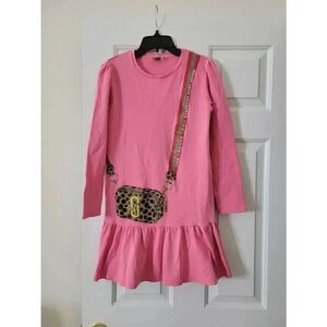 MARC JACOBS Girls Pink Logo Dress 12+